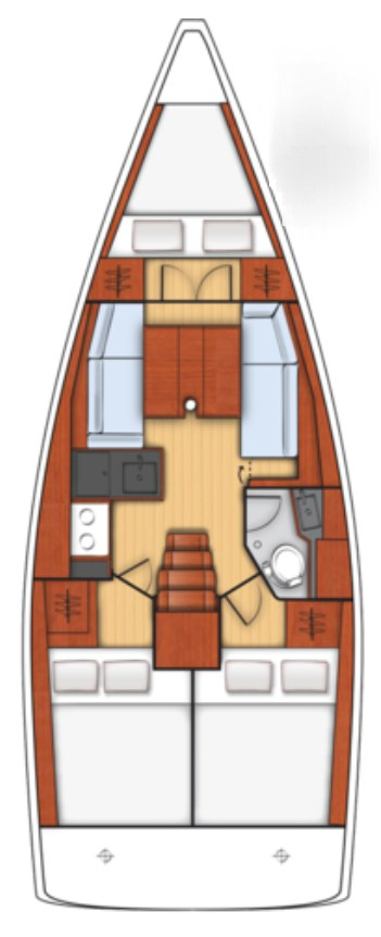 Hire Sailboat with or without skipper Bénéteau Toulon