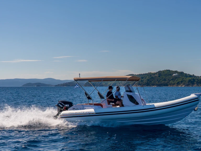Hire RIB with or without skipper Italboats Skiathos