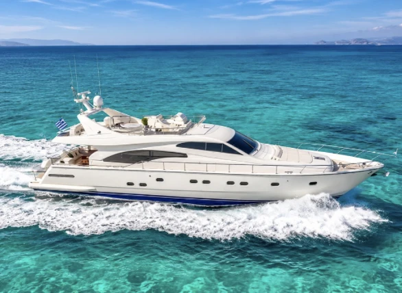 Yacht hire Puerto Banús cheap Ferretti 680