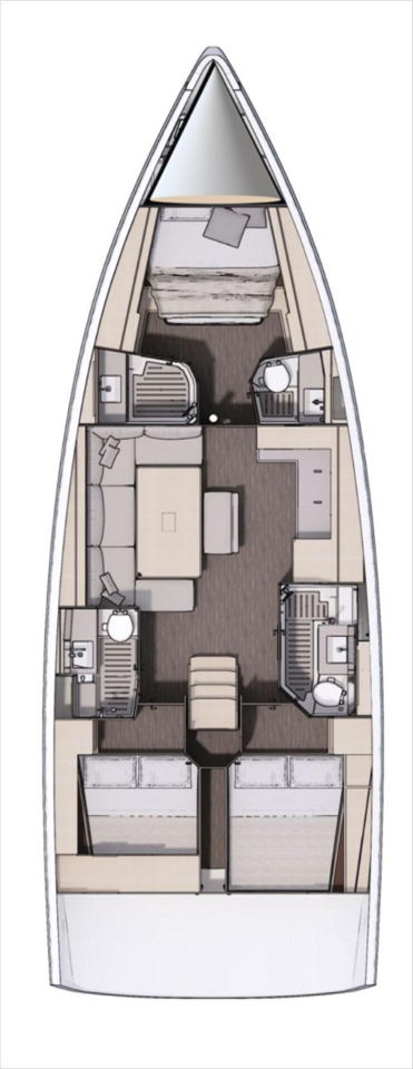 Sailboat hire in Biograd na Moru - Dufour Dufour 470