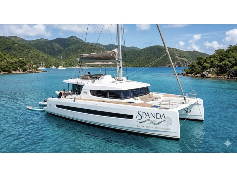 Yacht hire Saint Thomas Island cheap SPANDA