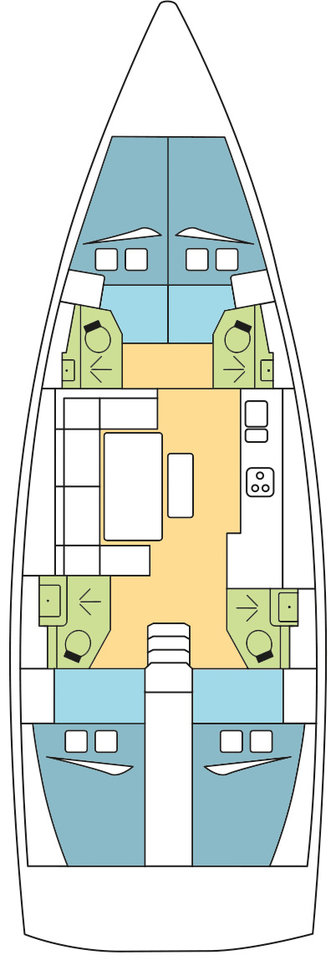 Sailboat hire in Kos - Dufour Dufour 460 Grand Large
