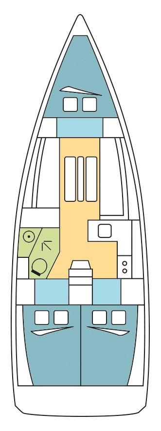 Hire Sailboat Jeanneau with a boat licence