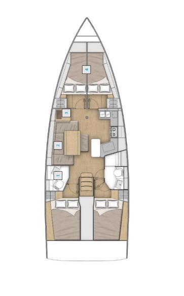 Yacht hire Alimos cheap Oceanis 40.1