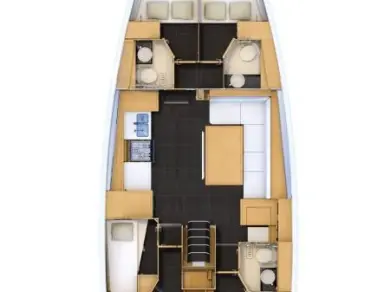 Jeanneau Jeanneau 54 charter bareboat or skippered in  Piso Livadi