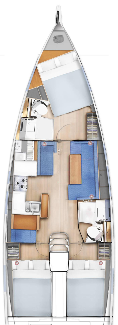 Yacht charter Lávrio - Jeanneau Sun Odyssey 410 on SamBoat