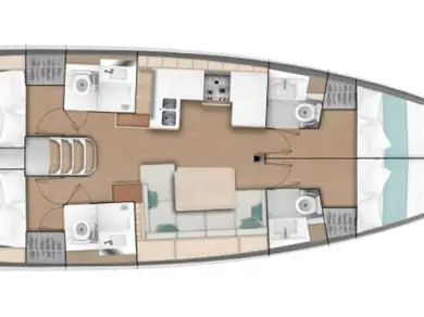 Jeanneau Sun Odyssey 490 charter bareboat or skippered in  Lávrio