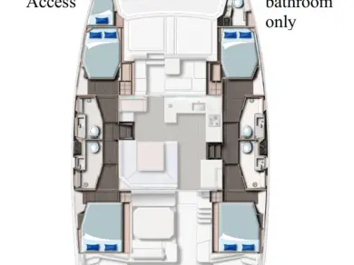Catamaran hire in Furnari - Leopard Catamarans / Robertson & Caine Leopard 45