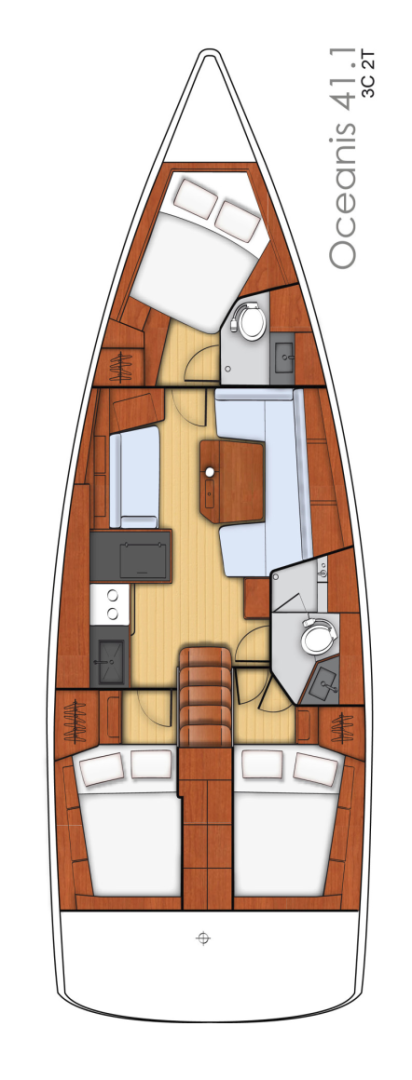 Bénéteau Oceanis 41.1 charter bareboat or skippered in  Furnari