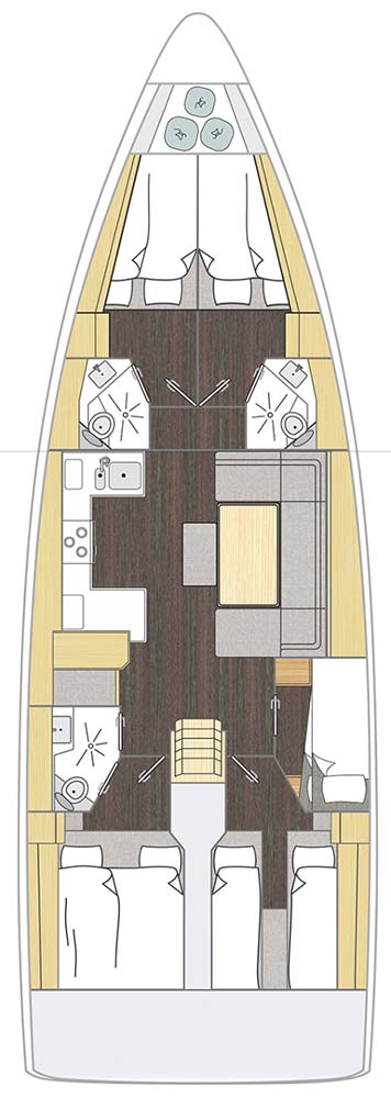Hire Sailboat Bavaria with a boat licence