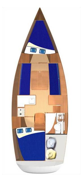 Dufour Dufour 325 Grand Large charter bareboat or skippered in  Portorož