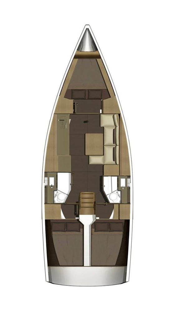 Yacht charter Golfo Aranci - Dufour Dufour 382 Grand Large on SamBoat