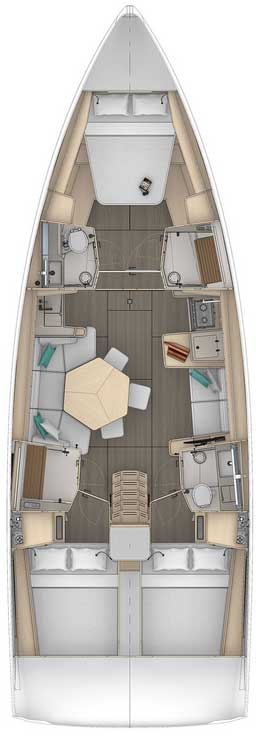 Yacht hire Biograd na Moru cheap Dufour 44