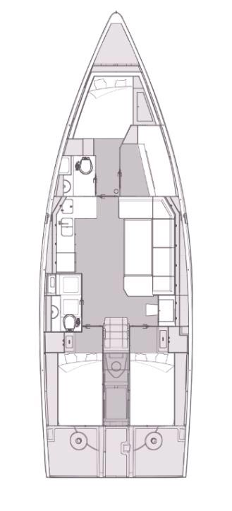 Hire a Elan Elan Impression 45 (ex. 43) - 4 cab. Portorož