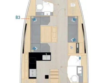 Hanse Hanse 410 charter bareboat or skippered in  Šibenik