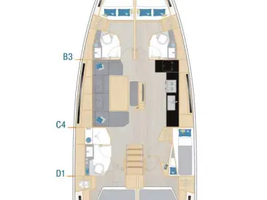 Hire Sailboat Hanse with a boat licence