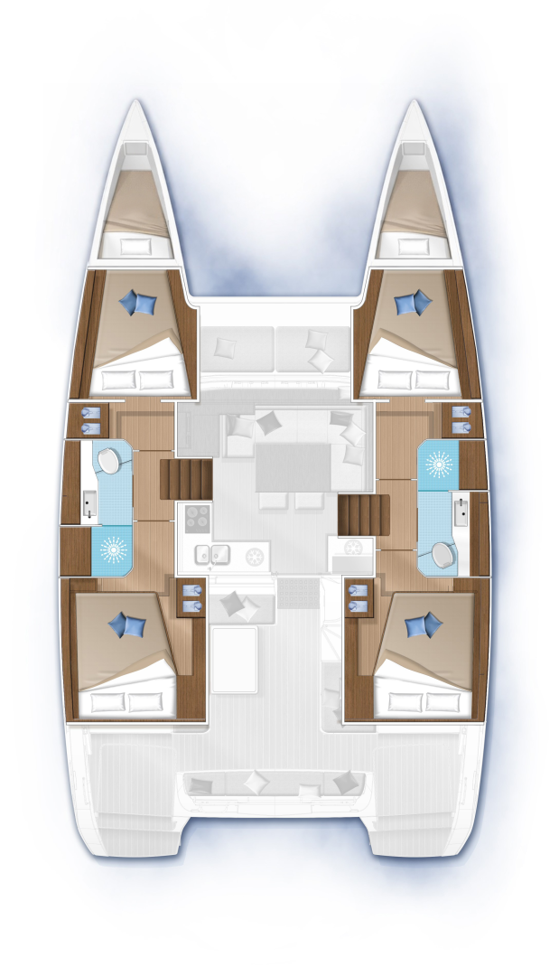 Hire Catamaran with or without skipper Lagoon Šibenik