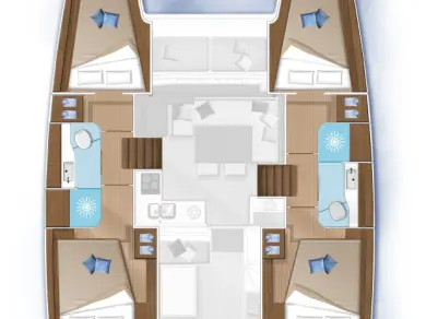 Hire Catamaran with or without skipper Lagoon Šibenik