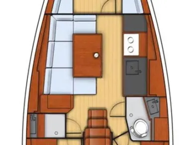 Bénéteau Oceanis 38 charter bareboat or skippered in  Šibenik