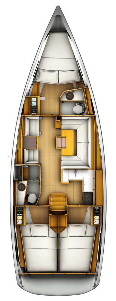 Jeanneau Sun Odyssey 419 charter bareboat or skippered in  Palma de Mallorca