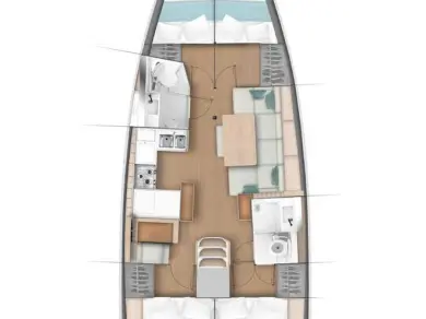 Yacht hire Palma de Mallorca cheap Sun Odyssey 440
