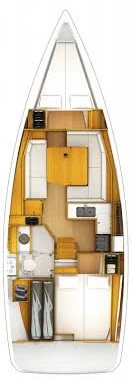Hire Sailboat Jeanneau with a boat licence