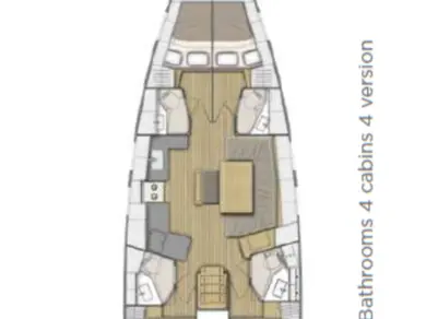 Sailboat hire in Komolac - Bénéteau Oceanis 46.1