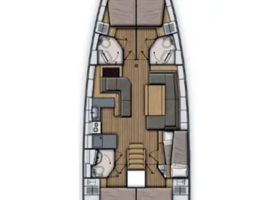 Yacht hire Komolac cheap Oceanis 51.1
