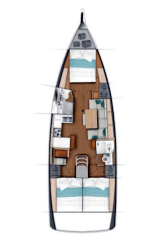 Hire a Jeanneau Sun Odyssey 440 Komolac