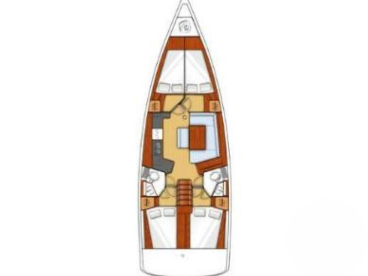Yacht hire Kaštela cheap Oceanis 45