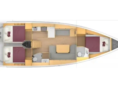Hire Sailboat with or without skipper Bavaria Biograd na Moru