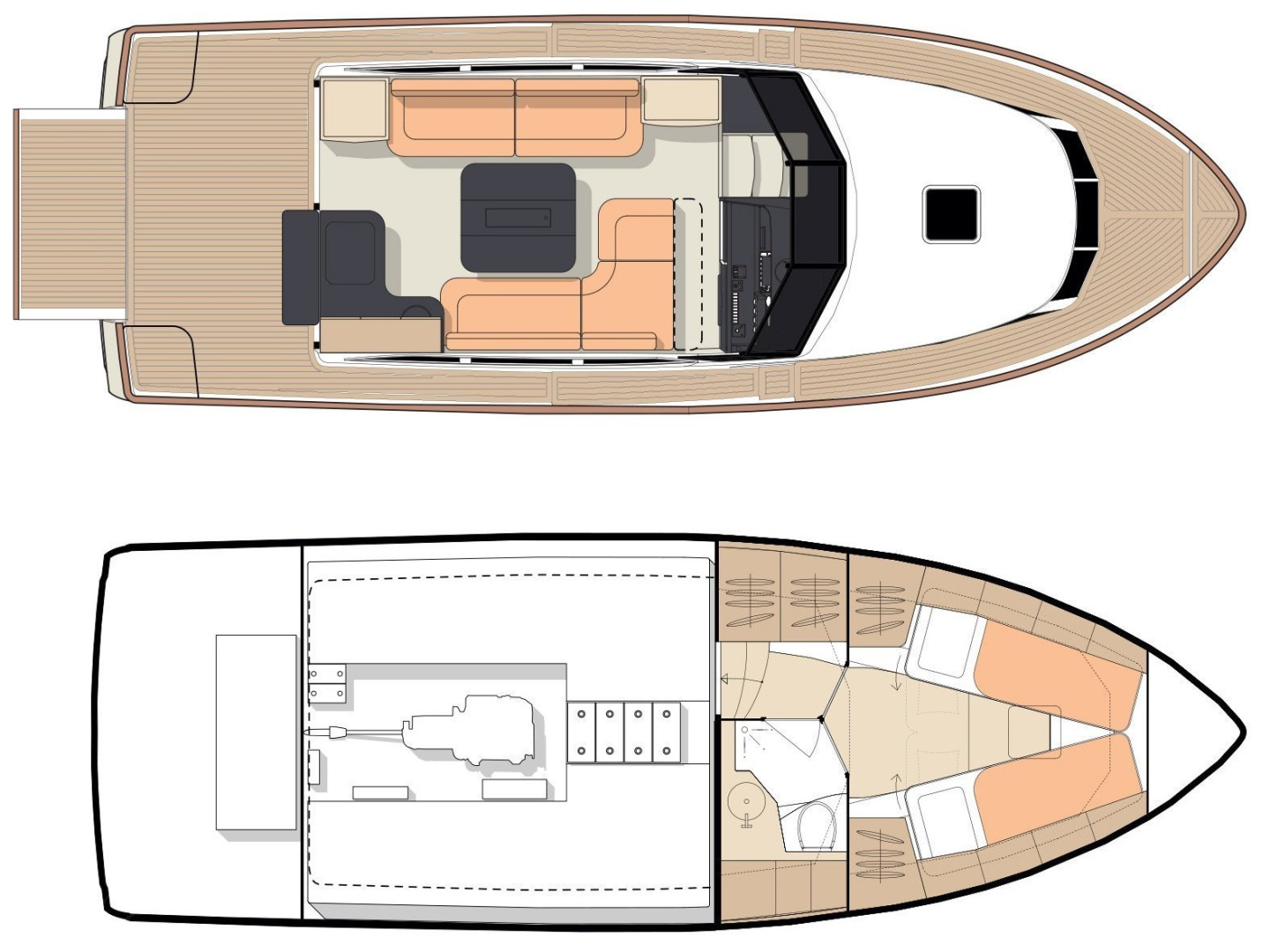 Hire Luxury Yacht Greenline Yachts with a boat licence