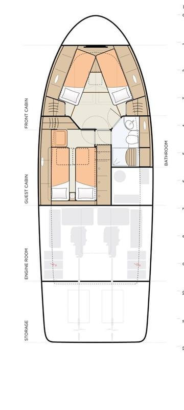 Luxury Yacht hire in Biograd na Moru - Greenline Yachts Greenline 40