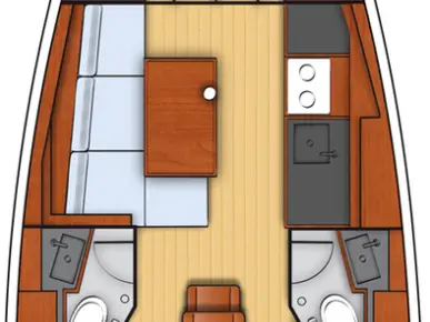 Sailboat hire in Biograd na Moru - Bénéteau Oceanis 38.1