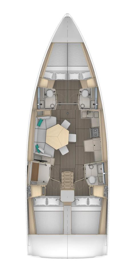 Sailboat hire in Préveza - Dufour Dufour 44