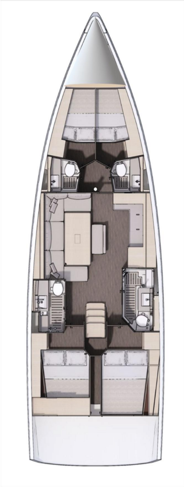 Dufour Dufour 470 charter bareboat or skippered in  Skradin