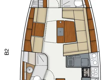 Sailboat hire in Lávrio - Hanse Hanse 415