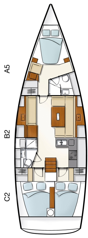 Hire Sailboat Hanse with a boat licence