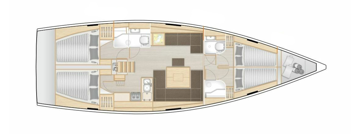 Hire a Hanse Hanse 458 Lávrio