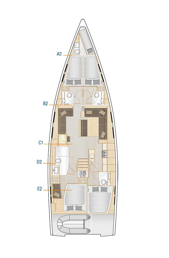 Hire Sailboat Hanse with a boat licence