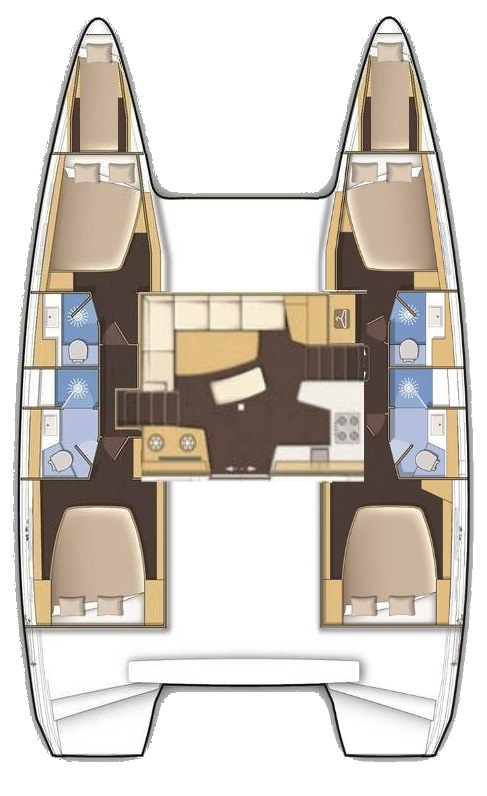 Hire a Lagoon Lagoon 42 Kos