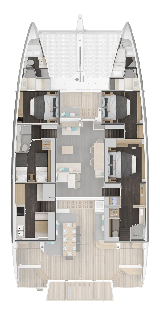 Catamaran hire in Alimos - Lagoon Lagoon 60