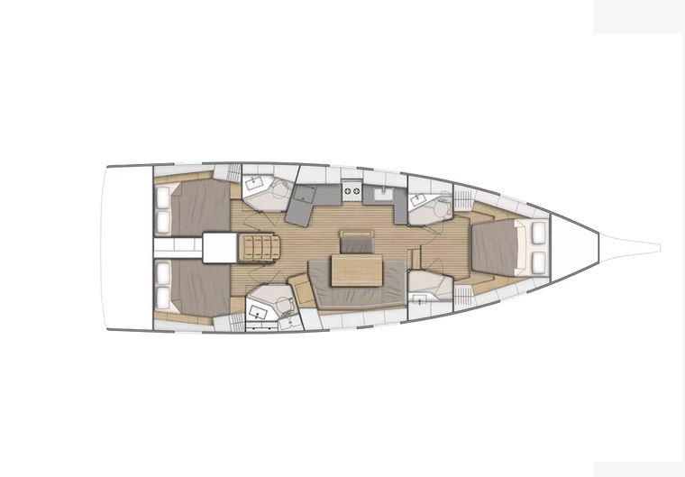 Yacht charter Rhodes (City) - Bénéteau Oceanis 46.1 on SamBoat