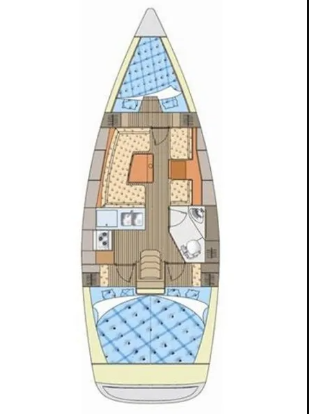 Elan Impression 344 charter bareboat or skippered in  Mali Lošinj