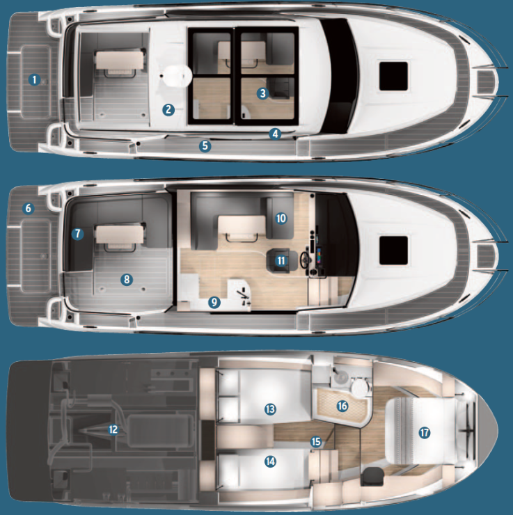 Motorboat hire in Sukošan - Viknes Skilso 35 Panorama