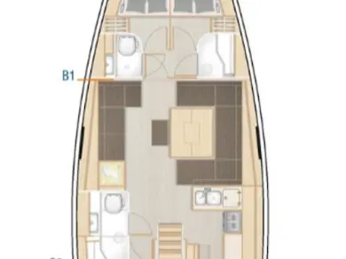 Hanse Hanse 458 charter bareboat or skippered in  Seget Donji