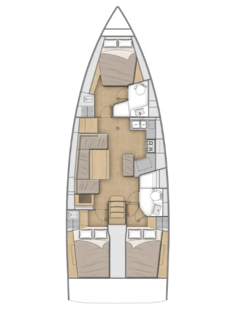 Yacht charter Zadar - Bénéteau Oceanis 40.1 on SamBoat