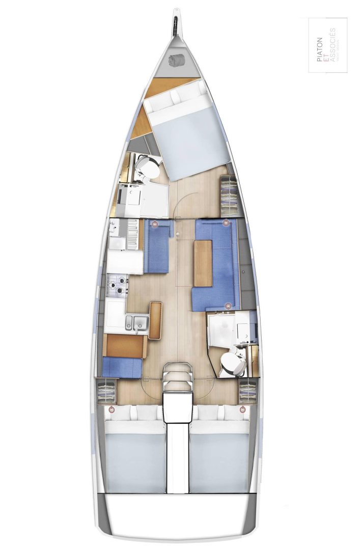 Yacht hire Cecina cheap Sun Odyssey 410