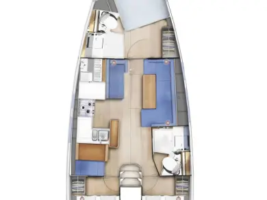 Yacht hire Cecina cheap Sun Odyssey 410