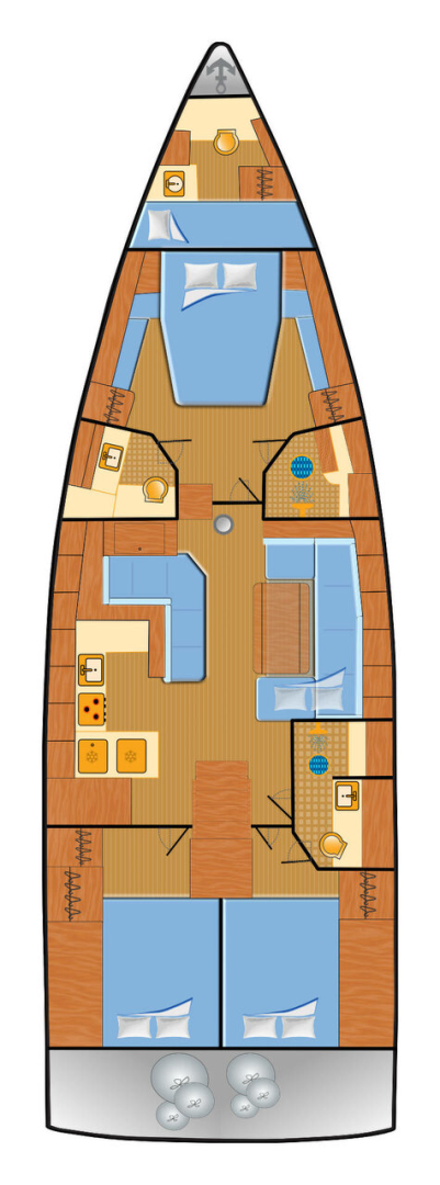 Bénéteau Oceanis 51.1 charter bareboat or skippered in  Rogoznica